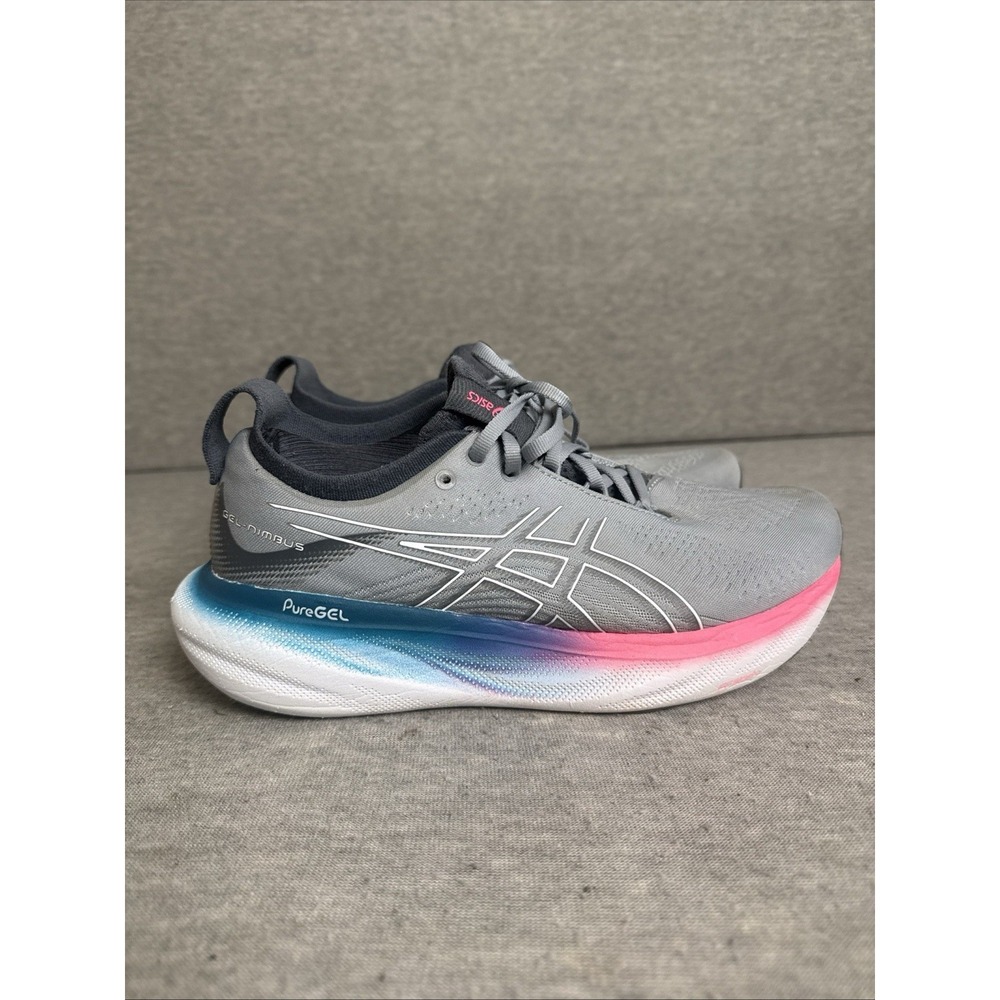 ASICS® Women's Size 8.5 GEL-Nimbus 25 Running Shoes in Sheet Rock/White